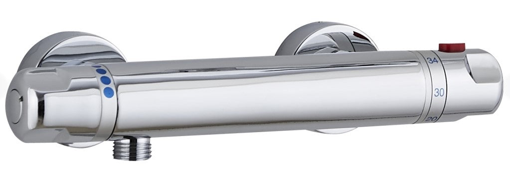Low Pressure High Flow Shower Bar Valve & Easy Fit Kit - Chrome - product image 2