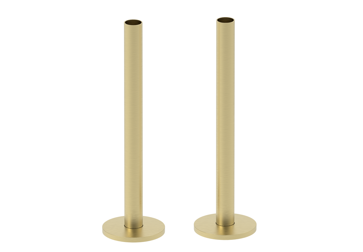 15mm Pipe Kits 180mm - Brushed Brass - product image 2