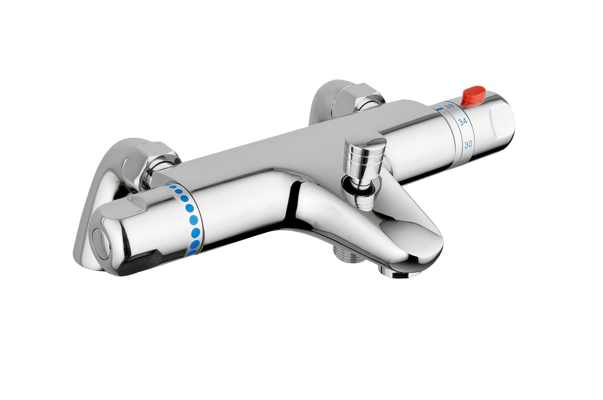 Low Pressure High Flow Thermostatic Bath Filler w/ Bath Legs (WRAS) - Chrome - product image 2