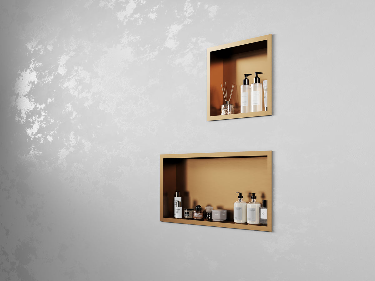 Brushed Bronze Shower Niche 300x300mm - product image 2