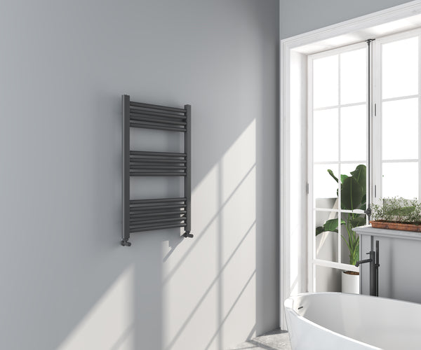 Omata 800x500mm Towel Rail - Gunmetal