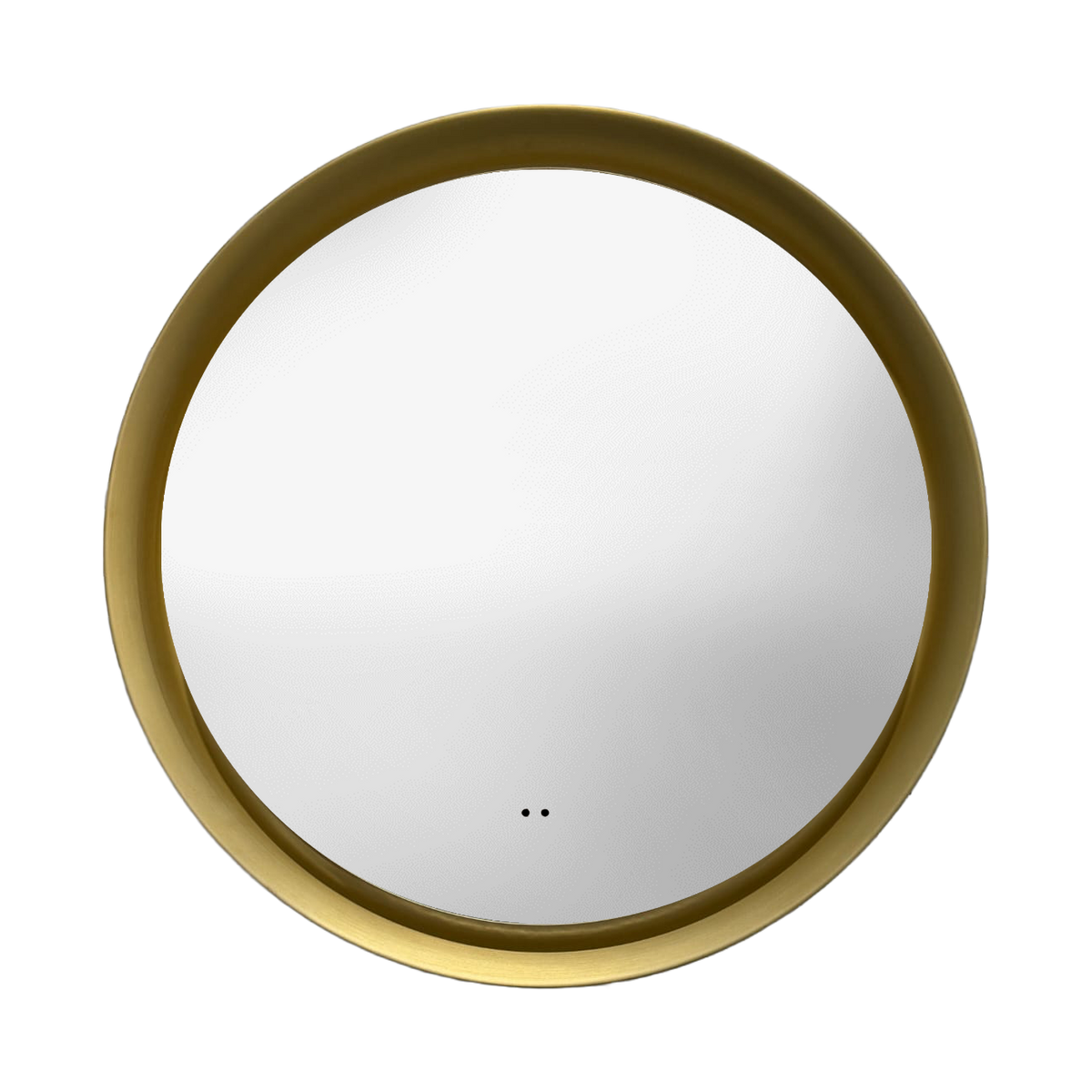 Orla Brushed Brass LED Mirror w demist & Colour Change 600mm - product image 2