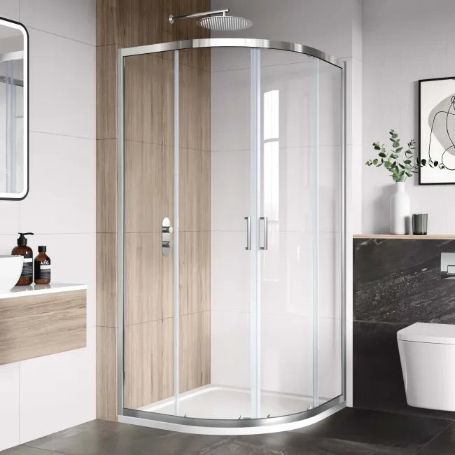 900x1200 2 Door Offset Quadrant 6mm w. easy clean