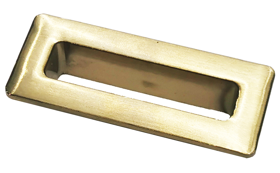 Flauto Overflow Cover - Brushed Brass