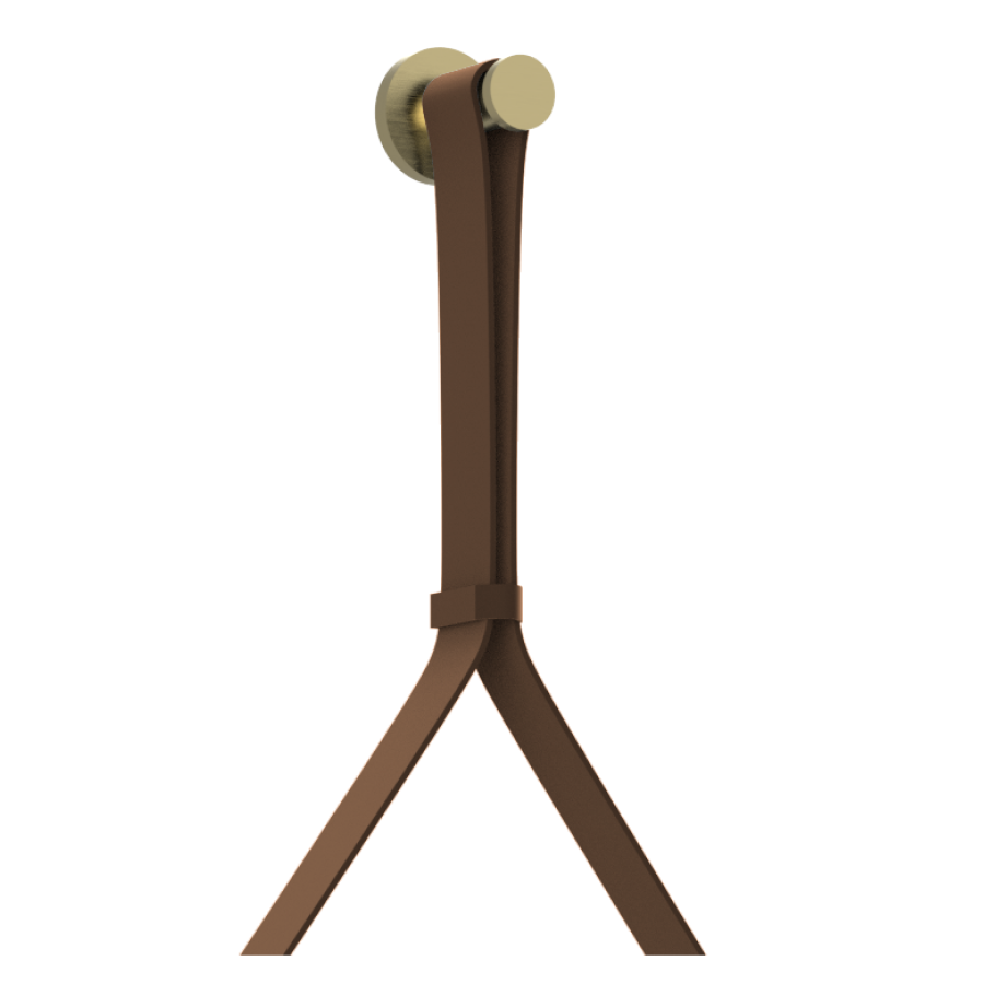 Mocha Hanging Strap for Delilah Round LED Mirror