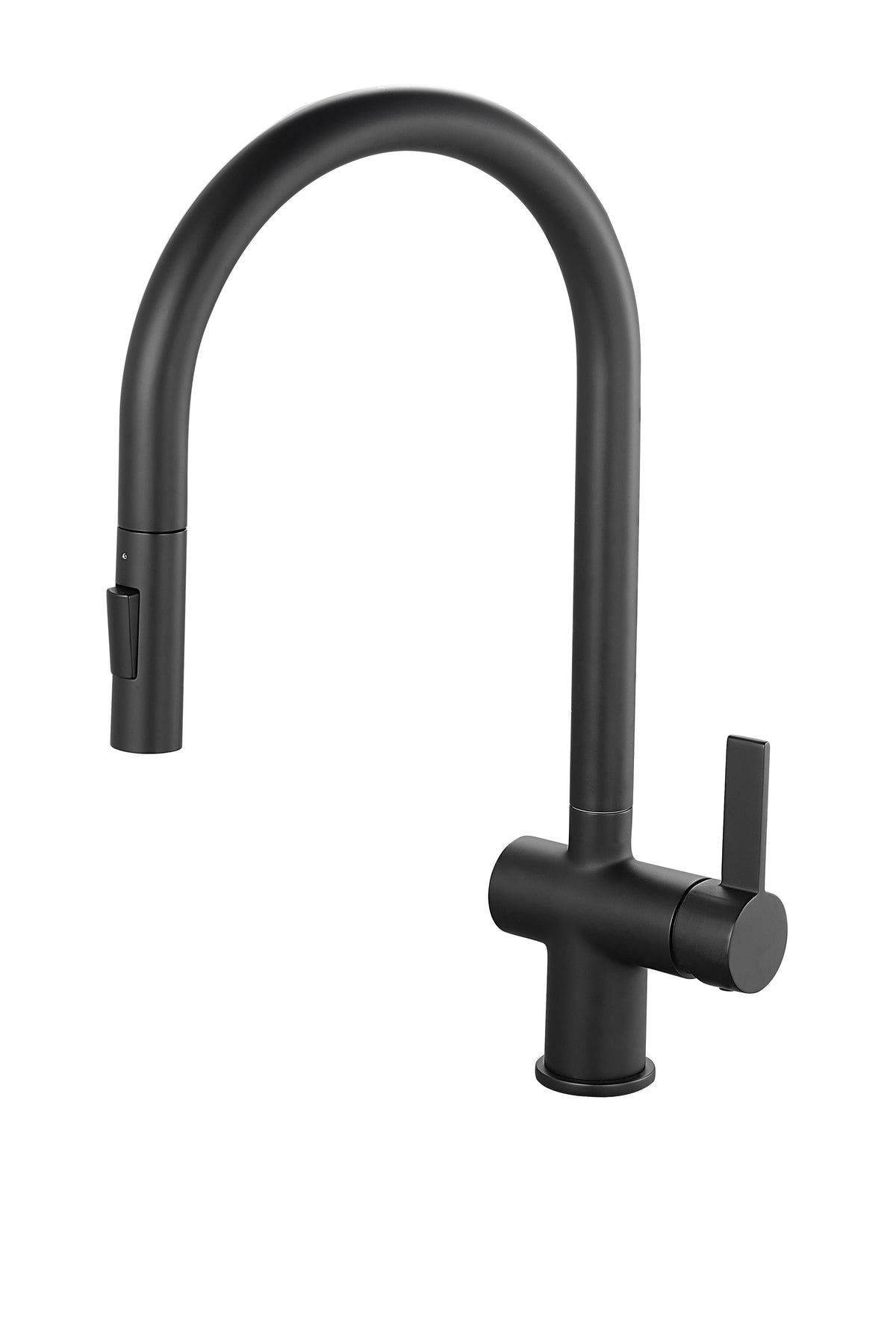 Mayhill Single Lever Pull Out Kitchen Tap - Black - product image 2