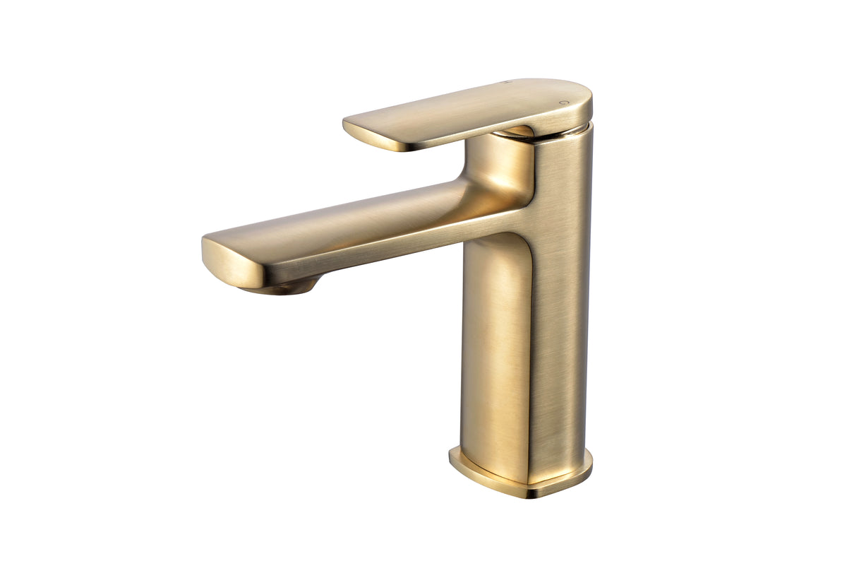 Wrexham Mono Mixer Tap + Waste - Brushed Brass