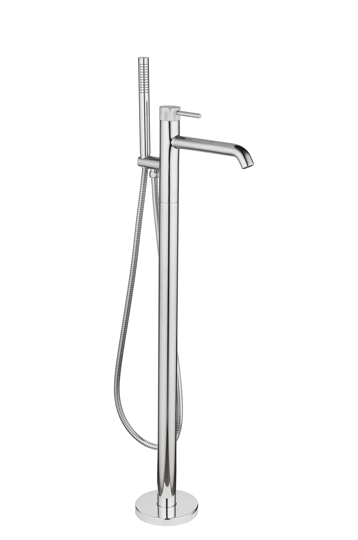 TB+ Redondo Round Freestanding Bath Tap with Shower Mixer Chrome - product image 2