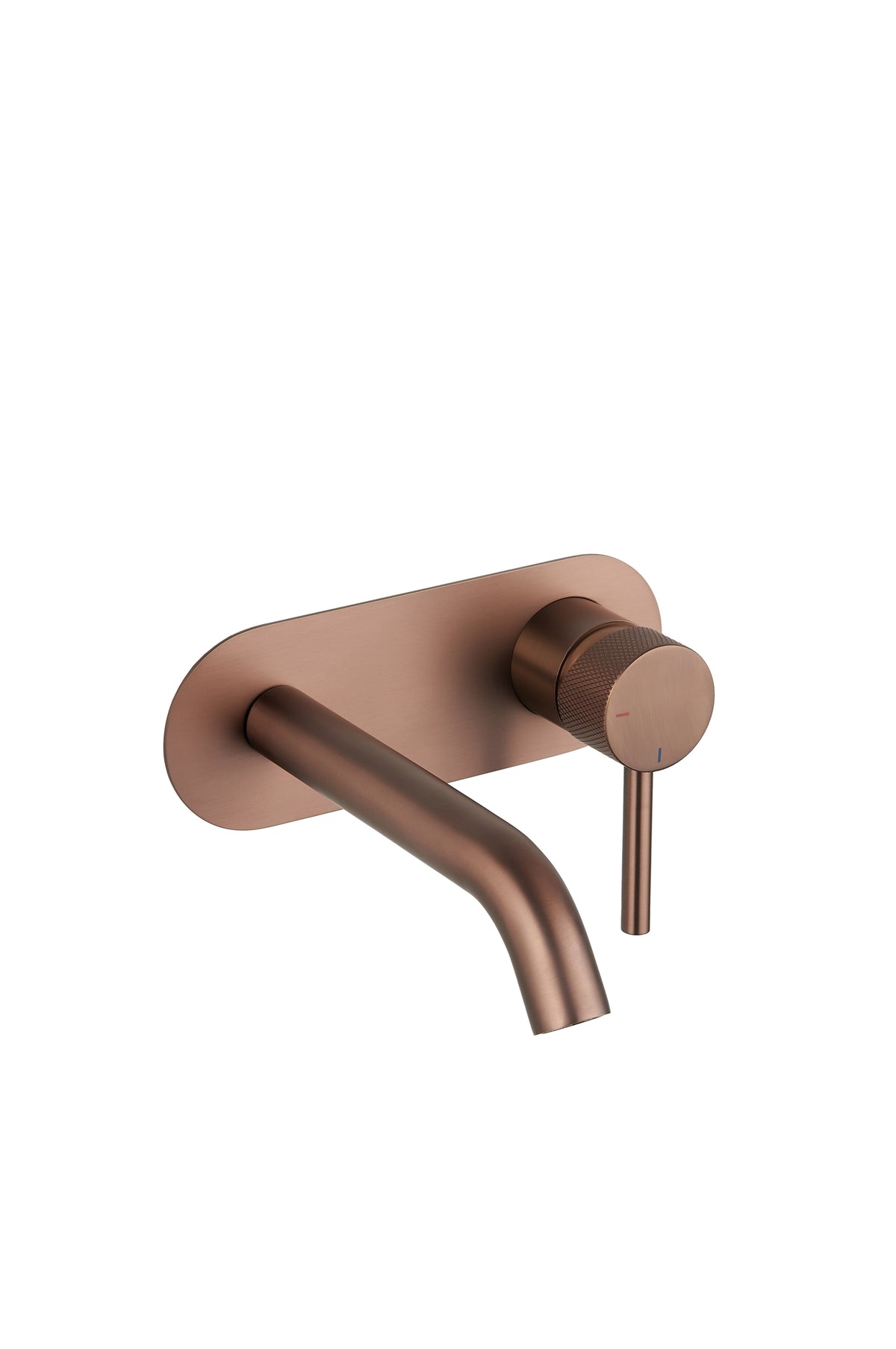 TB+ Redondo Round Wall Mounted ECO Control/Cold Water Start Basin Mixer Brushed Bronze