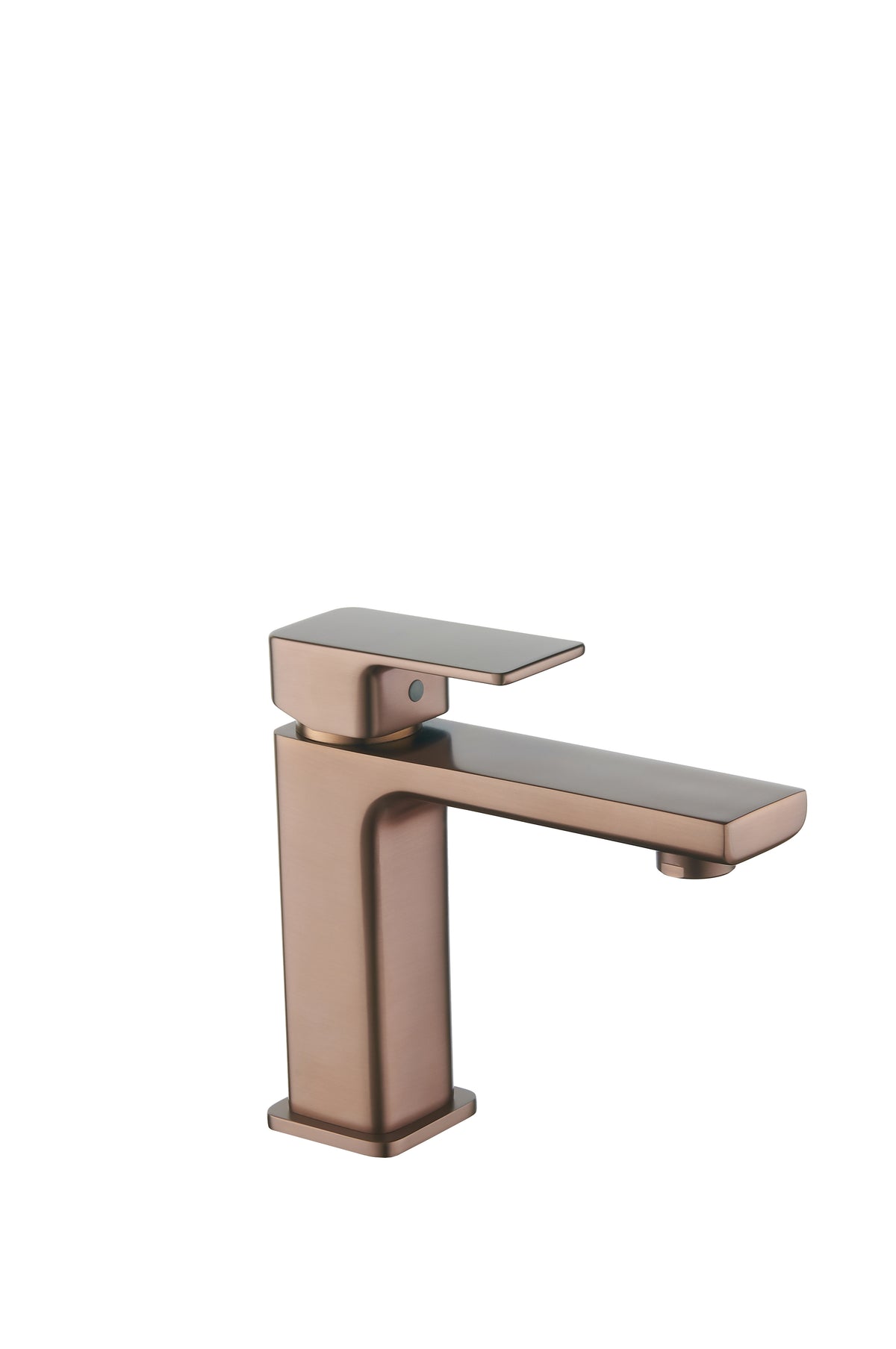 TB+ Quadrado Square ECO Control/Cold Water Start Basin Mixer Brushed Bronze