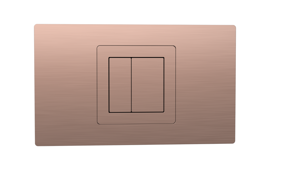Flush Button Plate for 6201 - Brushed Bronze