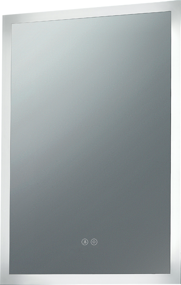 Alfie Square Mirror LED Edge w. Demist & Shaver Point, Bluetooth & USB Charger - 500 x 700 x78mm - product image 2