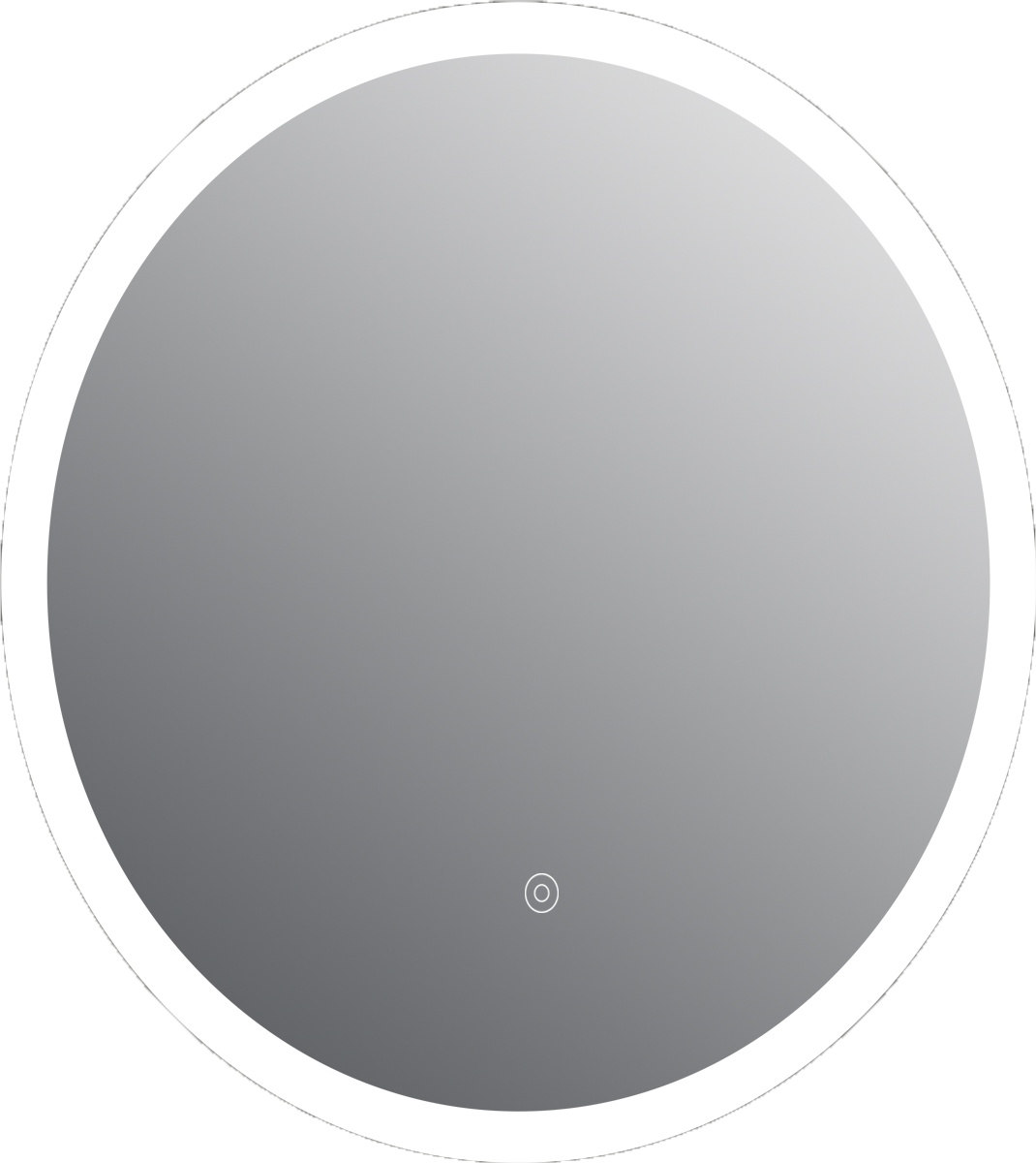 Lily Slimline LED Round Touch Mirror w. Demist & Colour Change - 600mm - product image 2