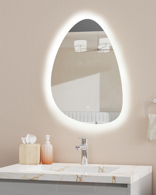 Sophie Pebble LED Touch Mirror w. Demist - 500x700x30 - product image 2