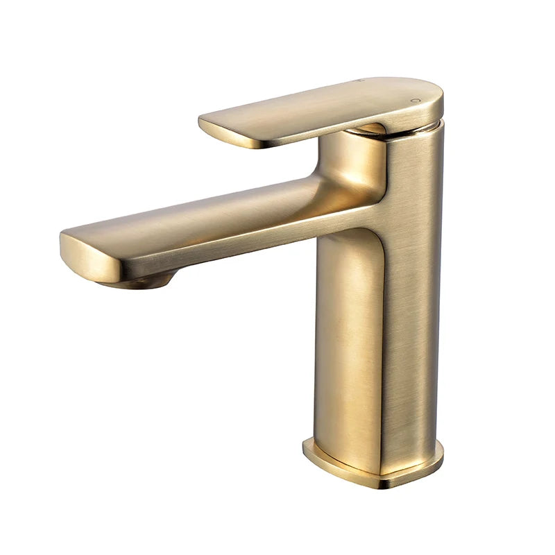 Nefyn Mono Mixer Tap + Waste - Brushed Brass
