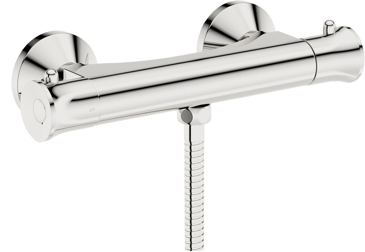 Thermostatic Bar Mixer Valve down outlet w/ Easy Fit - Chrome - product image 4