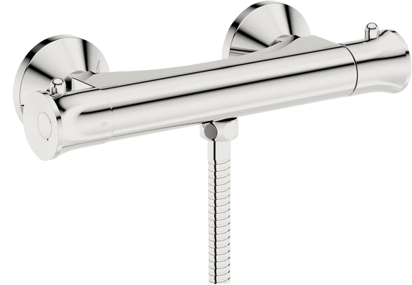 Thermostatic Bar Mixer Valve down outlet w/ Easy Fit - Chrome - product image 4