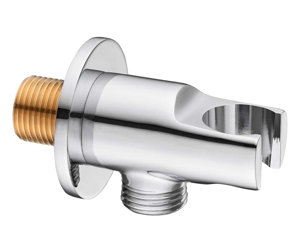 Round Shower Outlet/Holder - Chrome - product image 2