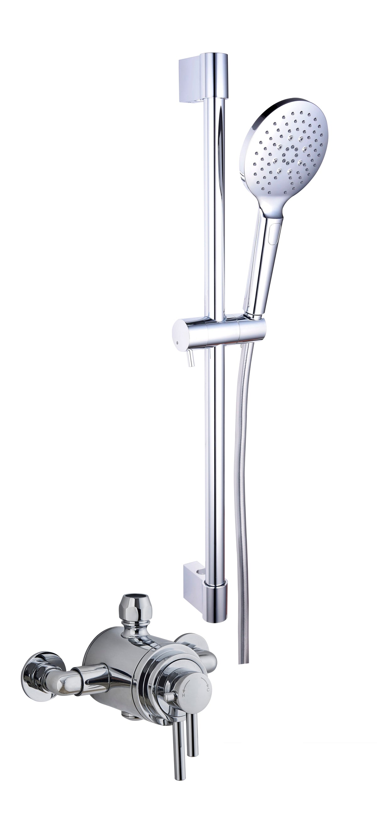 Conwy Concentric Dual Control Shower Kit - Chrome - product image 2