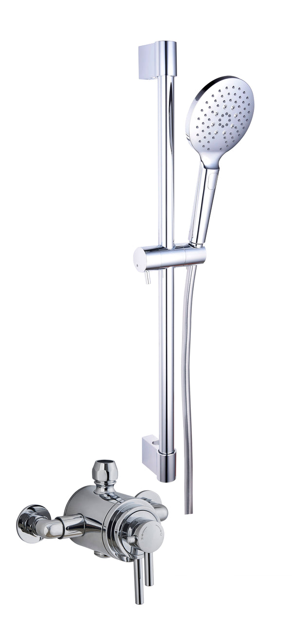 Conwy Concentric Dual Control Shower Kit - Chrome - product image 2