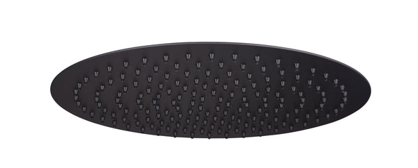 Black SS Round Shower Head 250mm - Black - product image 3