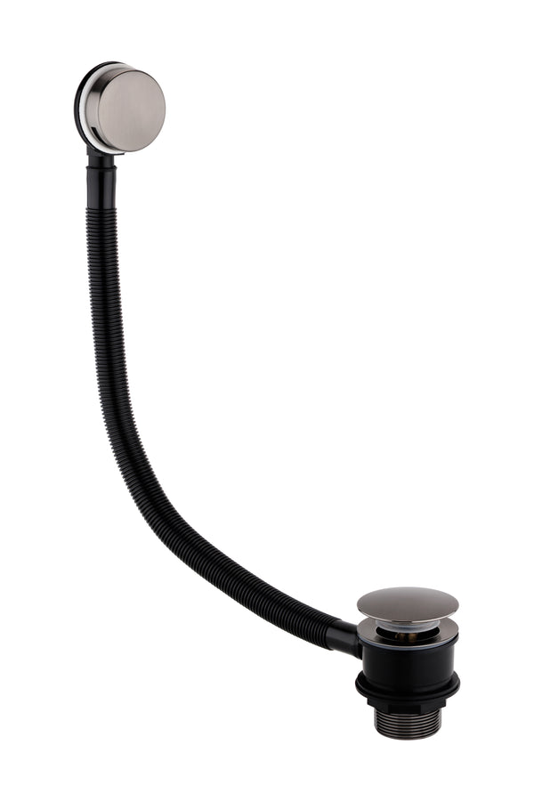 Round Bath Waste & Overflow - Gunmetal - product image 3
