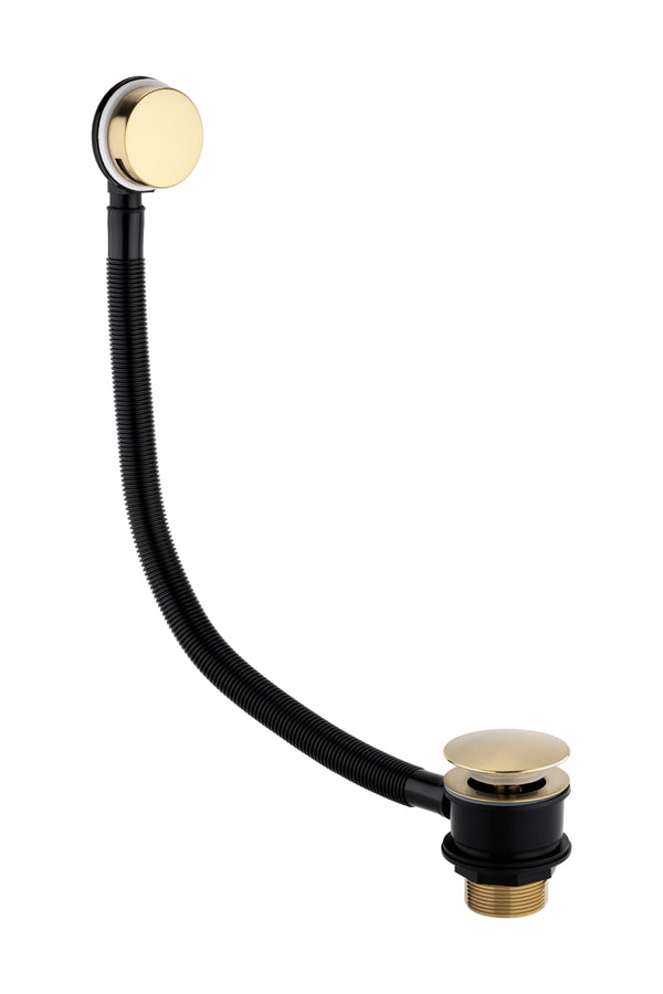 Round Bath Waste & Overflow - Brushed Brass - product image 3