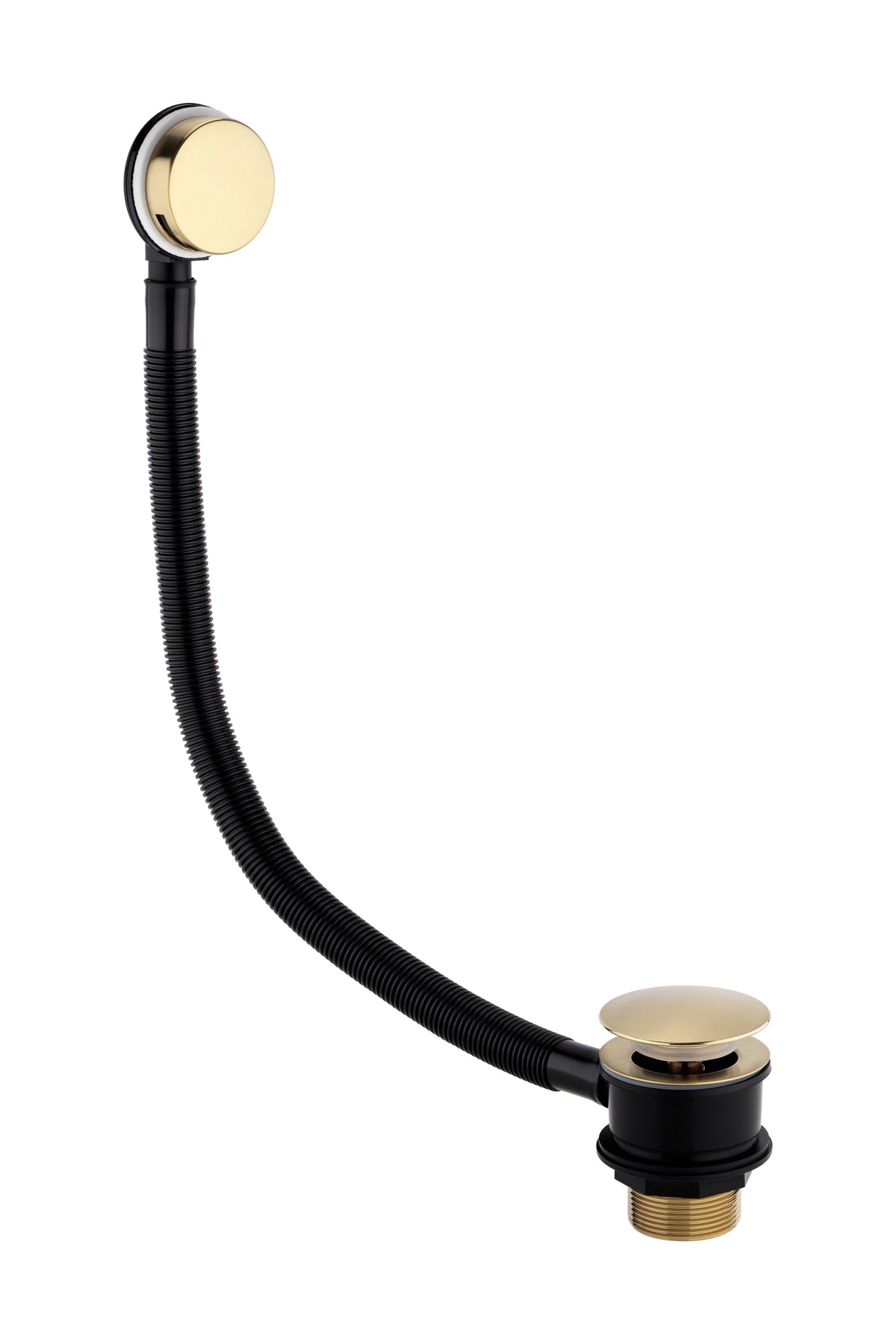 Round Bath Waste & Overflow - Brushed Brass - product image 2