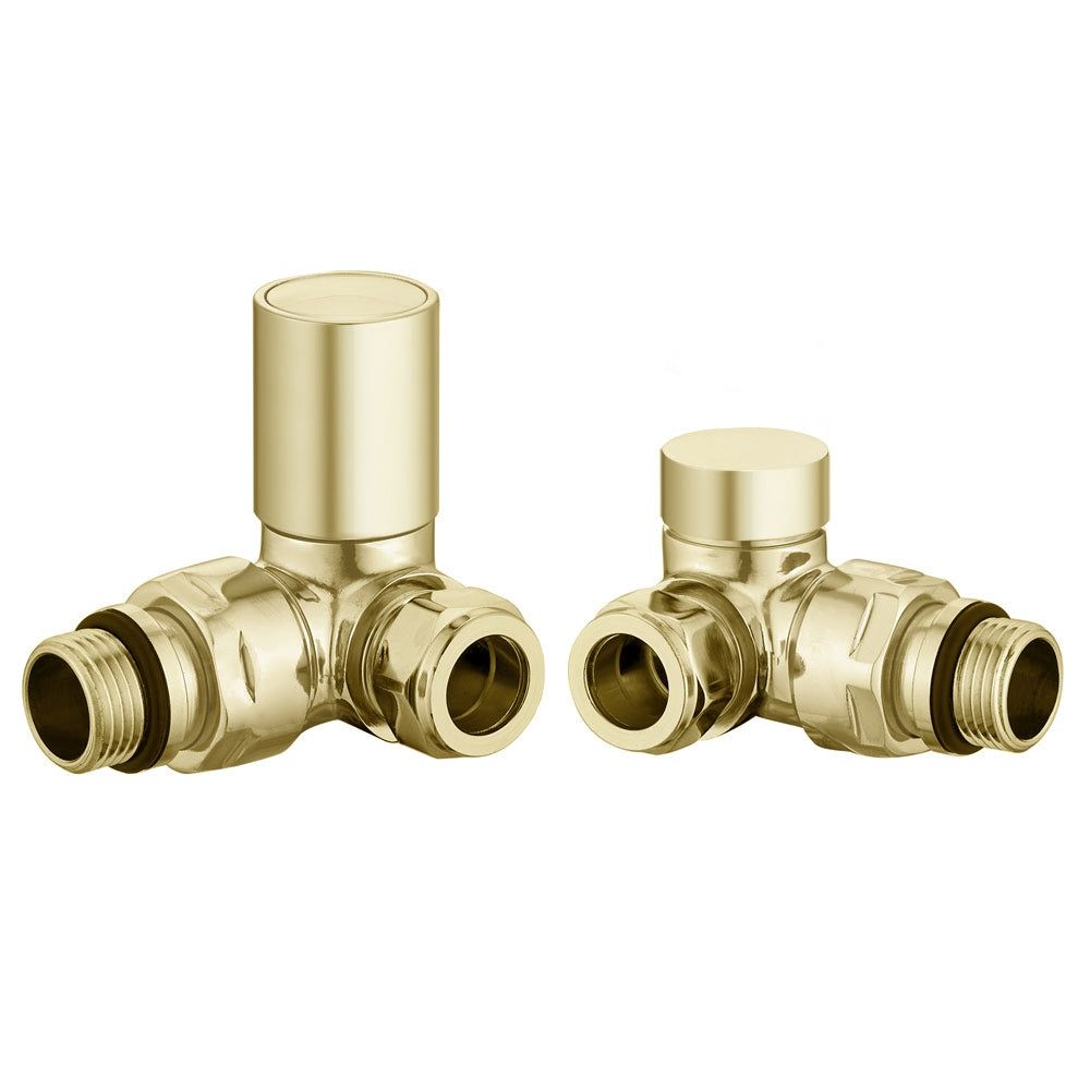Corner Rad Valves - Brushed Brass