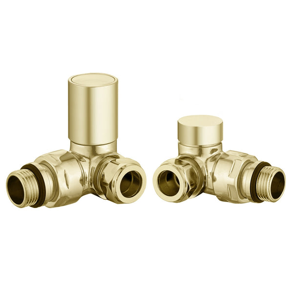 Corner Rad Valves - Brushed Brass