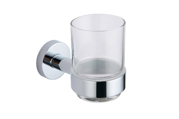 Melbourne Round Tumbler & Holder - Chrome - product image 4