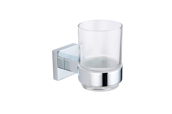 Sydney Square Tumbler & Holder - Chrome - product image 2