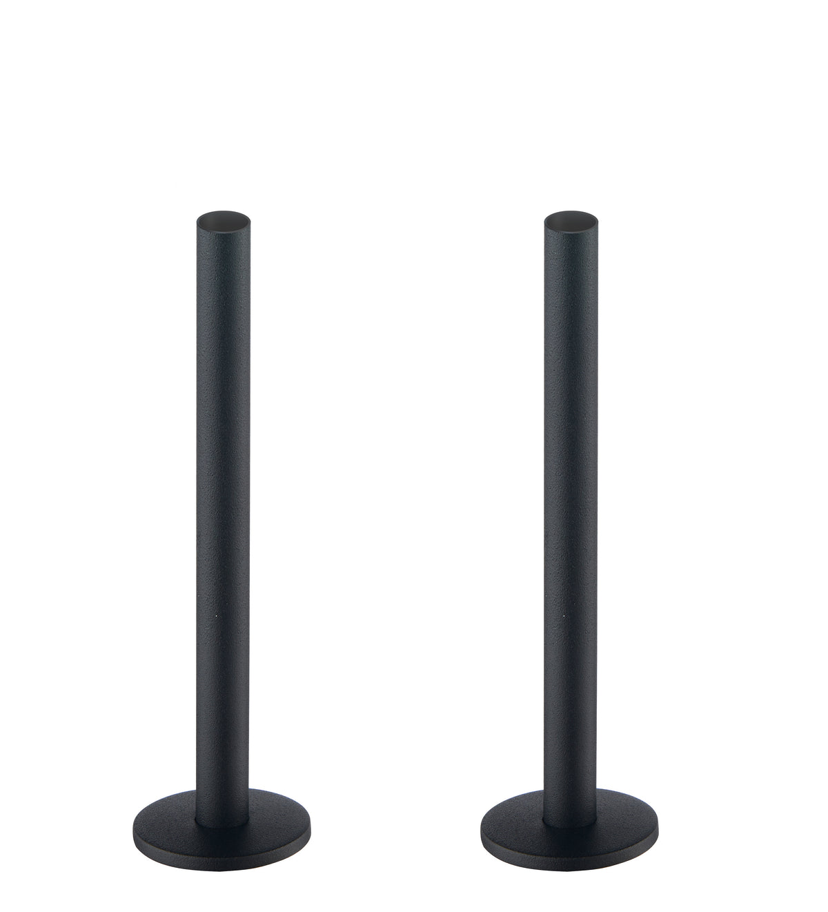 15mm pipe kits 180mm - Matte Black