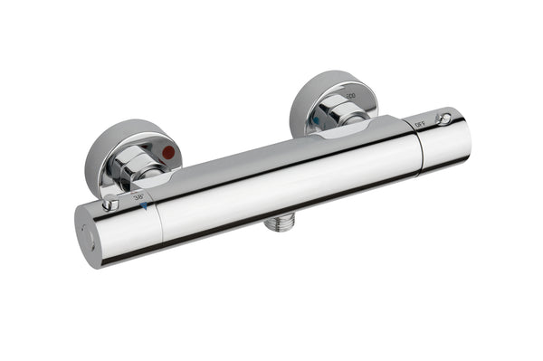 Chrome Cool Touch Thermostatic Bar Valve w. Easy Fit Kit - Black - product image 2