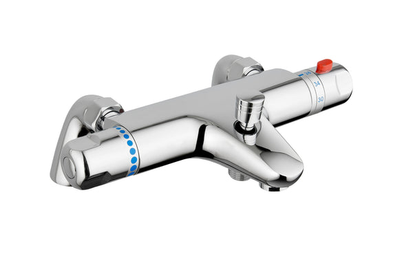 Low Pressure High Flow Thermostatic Bath Filler w/ Bath Legs (WRAS) - Chrome - product image 2