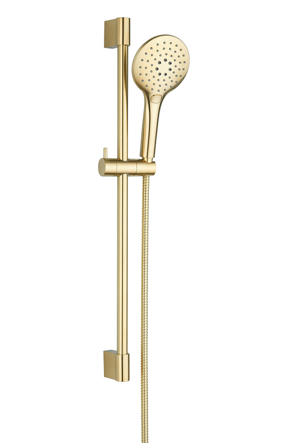 3 Mode Round Riser Kit - Brushed Brass