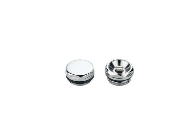 Bleed Valve And Blanking Plug Pack - Chrome