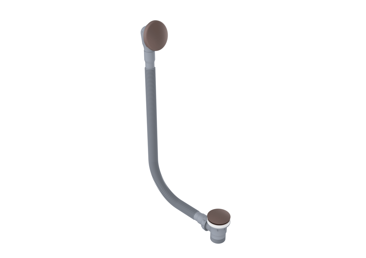 Round Bath Waste & Overflow - Brushed Bronze - product image 3