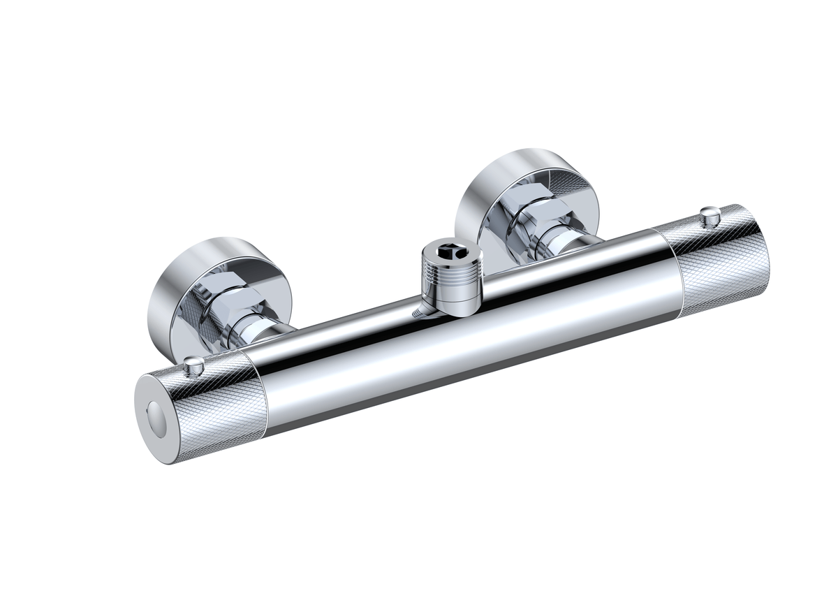 Menai Round Knurled Handle Chrome - product image 2