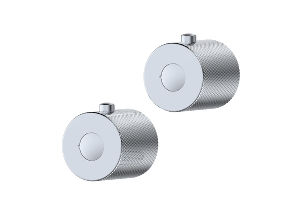 Menai Round Knurled Handle Chrome - product image 3