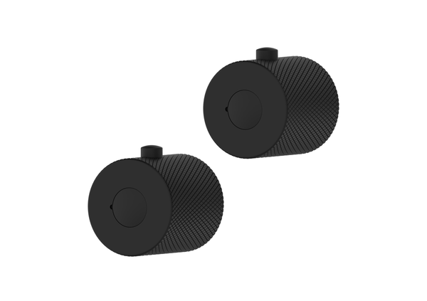 Menai Round Knurled Handle Black - product image 3