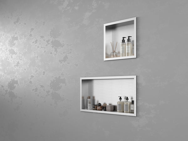 Brushed Steel Shower Niche 300x300mm - product image 4