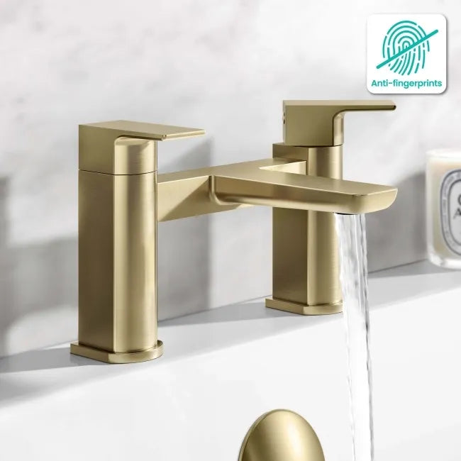 Nefyn Bath Filler - Brushed Brass