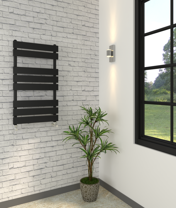 Queenstown Black Designer Towel Radiator - 800*450mm - product image 3