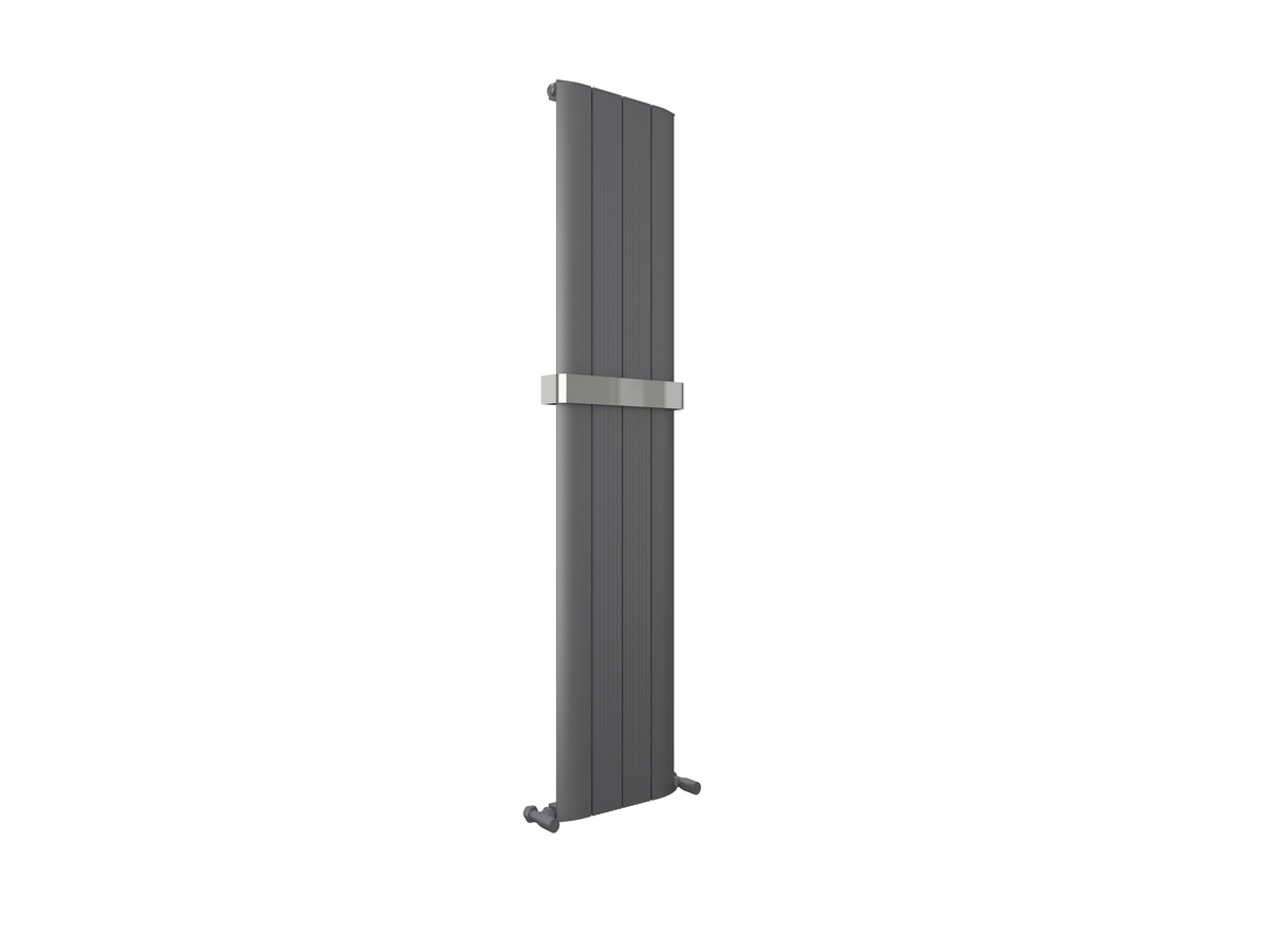Taupo Aluminium Anthracite Radiator 1800x375mm - product image 4
