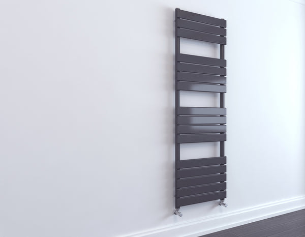 Queenstown Black Designer Towel Radiator - 1600*600mm