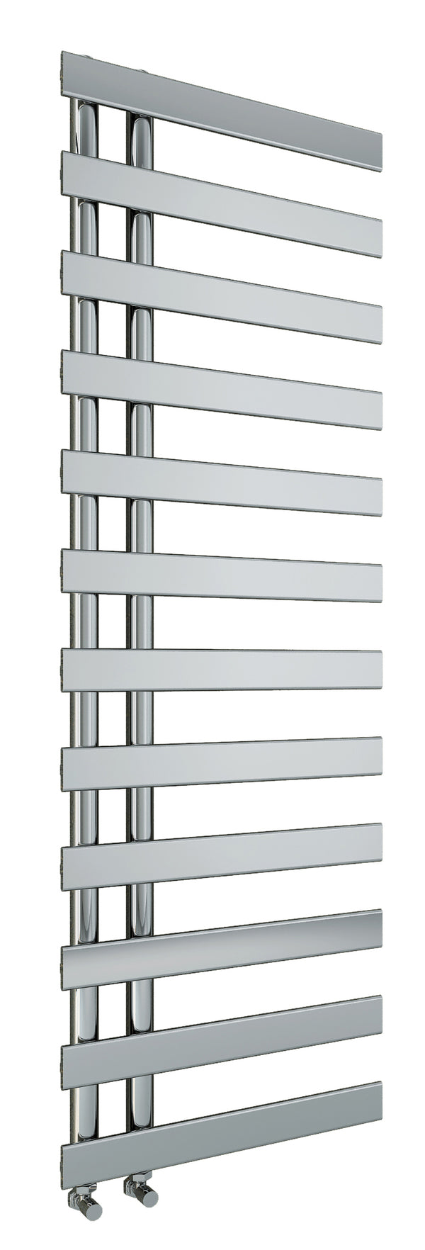 Milton Chrome Offset Towel Radiator - 1564*500mm