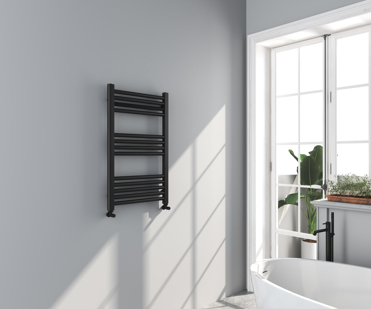 Omata 800x500mm Towel Rail - Black - product image 3