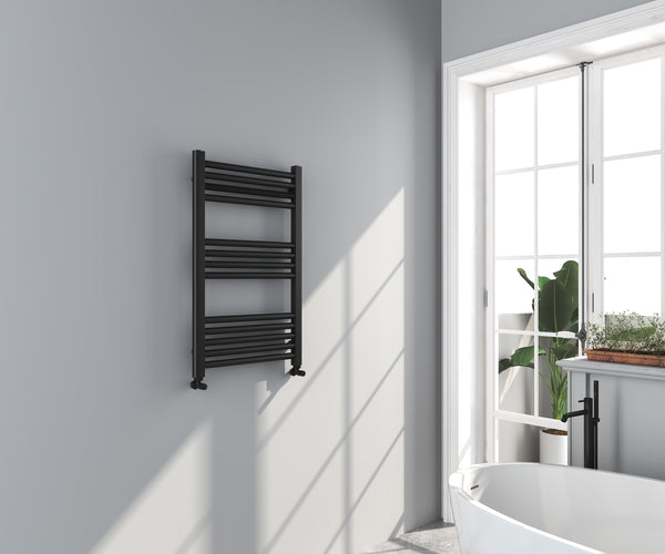 Omata 800x500mm Towel Rail - Black - product image 3