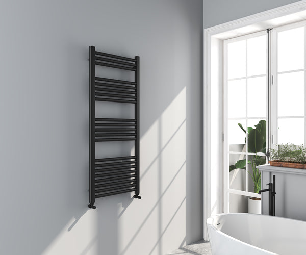 Omata 1200x500mm Towel Rail - Black - product image 2